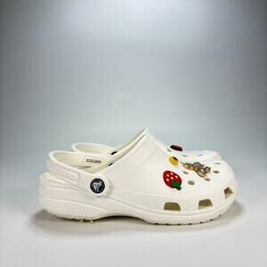 Crocs Classic Clog White Casual Lightweight Slip On Shoes 10001 Women's Size 7